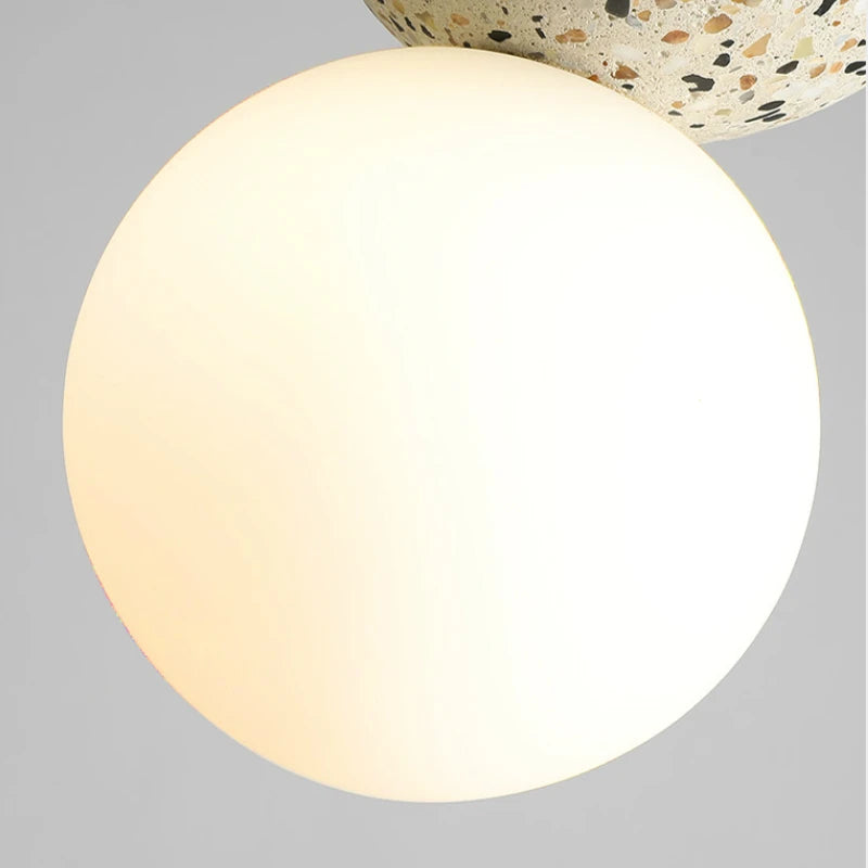 Modern LED Pendant Lights Nordic Glass Living Bedroom Restaurant Kitchen Decor Hanging Lighting Fixtures Indoor Suspension Lamps