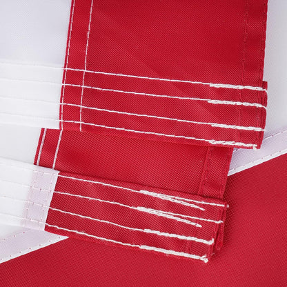 American Flags for outside 4X6 Ft, Embroidered Heavy Duty USA Flags for Outdoor High Wind, All Weather US Flag with 2 Brass Grommets and Sewn Stripes