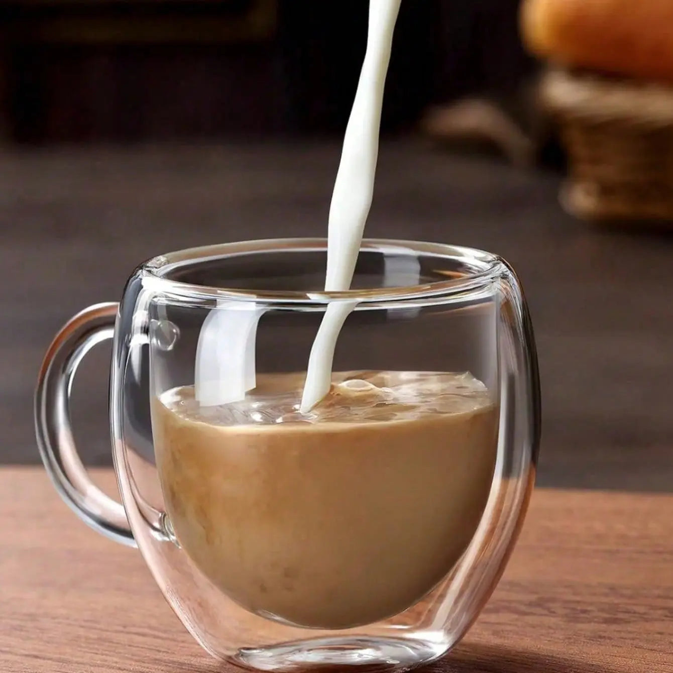 6-Piece Espresso Set, Double-Walled Design, Coffee Glass Cup, Perfect for Coffee Lovers, Great Value, Ideal for Daily Use, Enhance Your Brewing Experience, Glass Espresso Cups