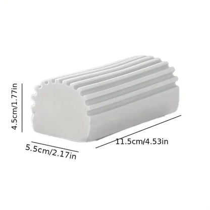 Damp Duster Set, 2 Counts Magic Dust Cleaning Sponge, Cleaning Pads for Baseboard, Blind, Tiled, Furniture, Couches, Vent, Grill, Screen, Cleaning Tool, Cleaning Supplies, Bathroom Accessories