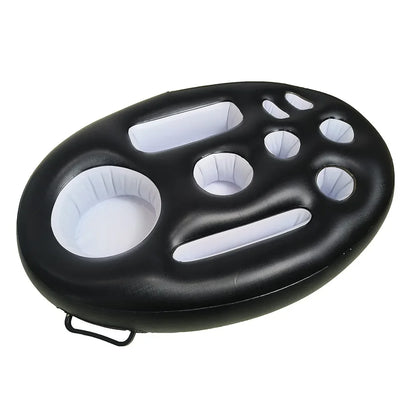Kid Summer Sea Bucket Cup Holder Inflatable Pool Accessories Beach Swim Play Family Party Float Beer Drink Tray Cooler Table Toy