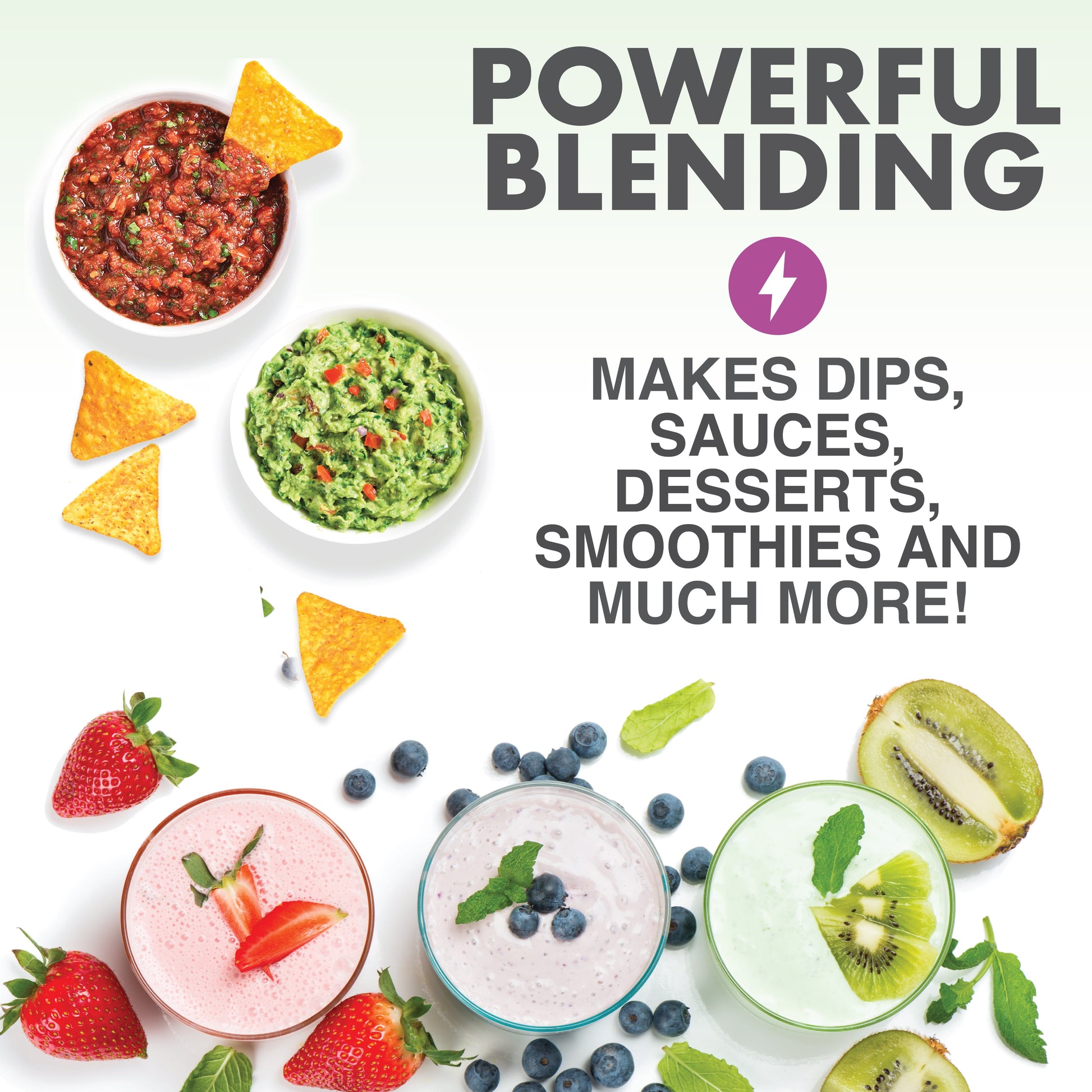 Bionic Blade Portable Rechargeable Blender - Perfect for Smoothies, Protein Shakes, and Baby Food on the Go!