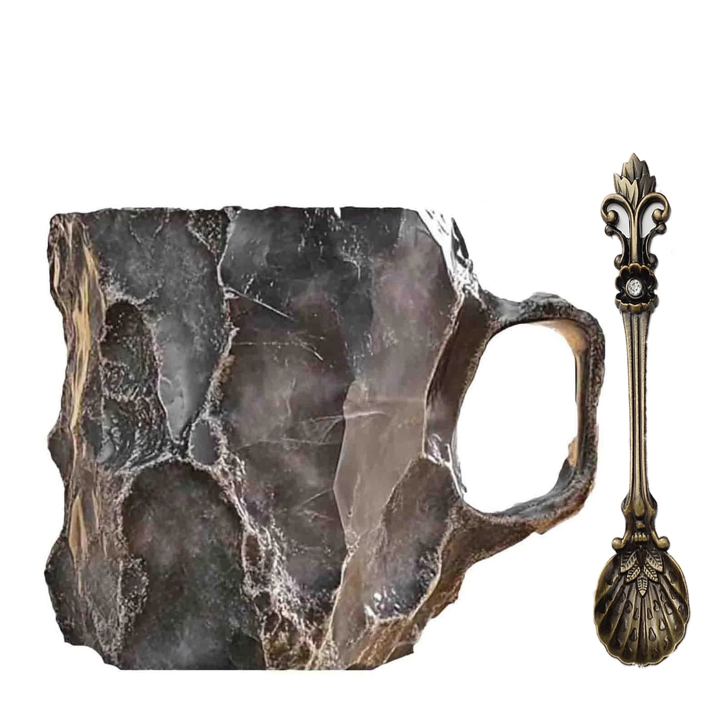 Mineral Crystal Coffee Mug 2025 New Multi-Colored Elegant Crystal Christmas Mugs Gift for Home and Office Kitchen Supplies