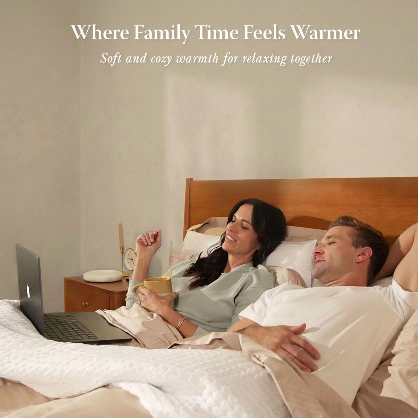 Experience Ultimate Comfort with Our Cooling Waffle Blanket - King Size, Breathable & Lightweight, Perfect for Year-Round Use in Elegant Beige
