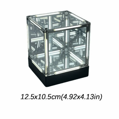 Maglev Technology Electronic Game Desktop Light Transparent Cube LED Lighting Technology Atmosphere Light Desktop Night Light