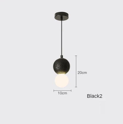 Modern LED Pendant Lights Nordic Glass Living Bedroom Restaurant Kitchen Decor Hanging Lighting Fixtures Indoor Suspension Lamps