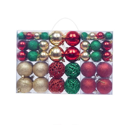 Shatterproof Christmas Tree Ornament Set – Multi-Finish Holiday Baubles with Storage Case (Gold, Silver, Red, Bronze)100PCS