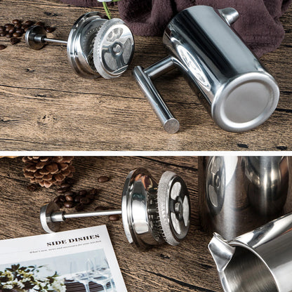 Premium Stainless Steel French Press Coffee Maker