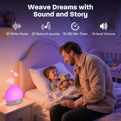 4-in-1 Smart Sunrise Alarm Clock & Ambient Sound Machine