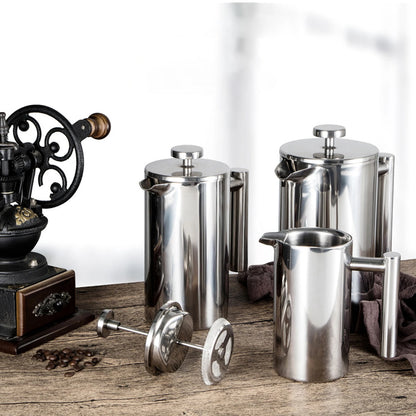 Premium Stainless Steel French Press Coffee Maker
