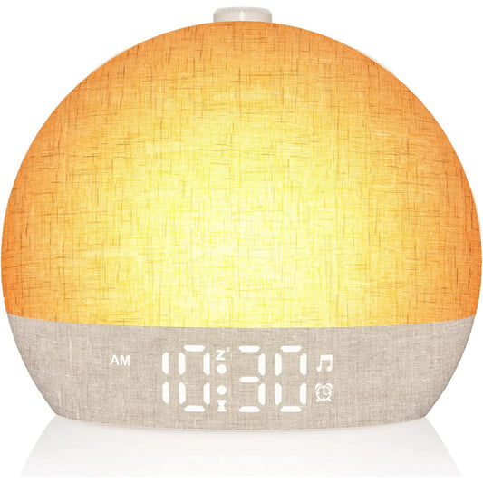 4-in-1 Smart Sunrise Alarm Clock & Ambient Sound Machine