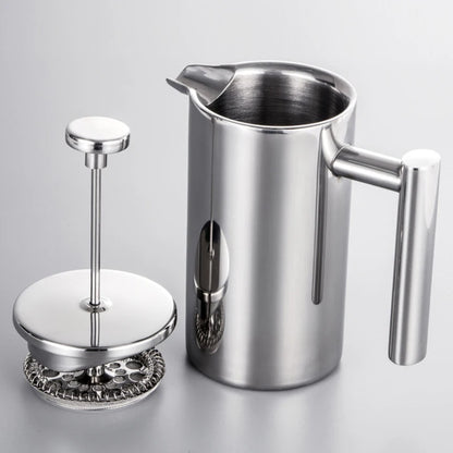 Premium Stainless Steel French Press Coffee Maker