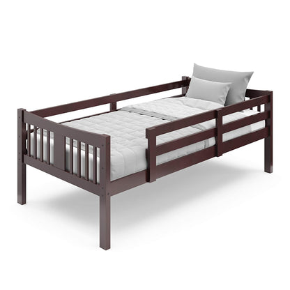 Caribou Twin-Over-Twin Bunk Bed – GREENGUARD Gold Certified Bunk Bed for Kids Bedroom, Converts to 2 Individual Twin Beds, No Box Spring Required (Espresso)