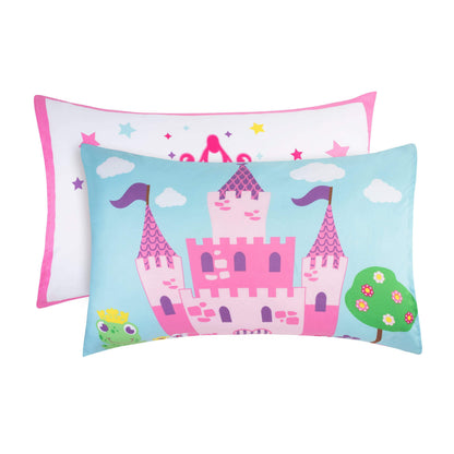 Toddler/Child Printed Microfiber/Polyester Reversible Bedding Sets, Toddler Bed, 4-Pieces