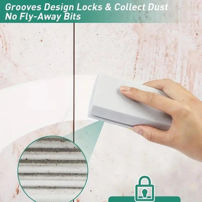 Damp Duster Set, 2 Counts Magic Dust Cleaning Sponge, Cleaning Pads for Baseboard, Blind, Tiled, Furniture, Couches, Vent, Grill, Screen, Cleaning Tool, Cleaning Supplies, Bathroom Accessories