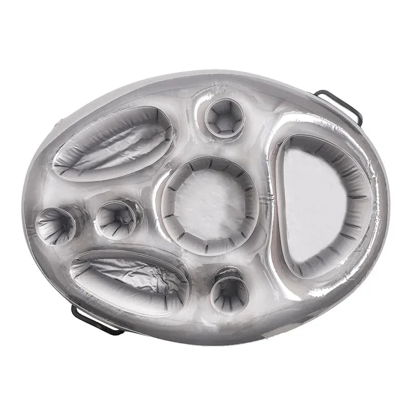 Kid Summer Sea Bucket Cup Holder Inflatable Pool Accessories Beach Swim Play Family Party Float Beer Drink Tray Cooler Table Toy