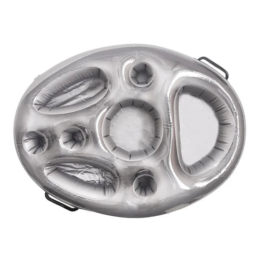 Kid Summer Sea Bucket Cup Holder Inflatable Pool Accessories Beach Swim Play Family Party Float Beer Drink Tray Cooler Table Toy