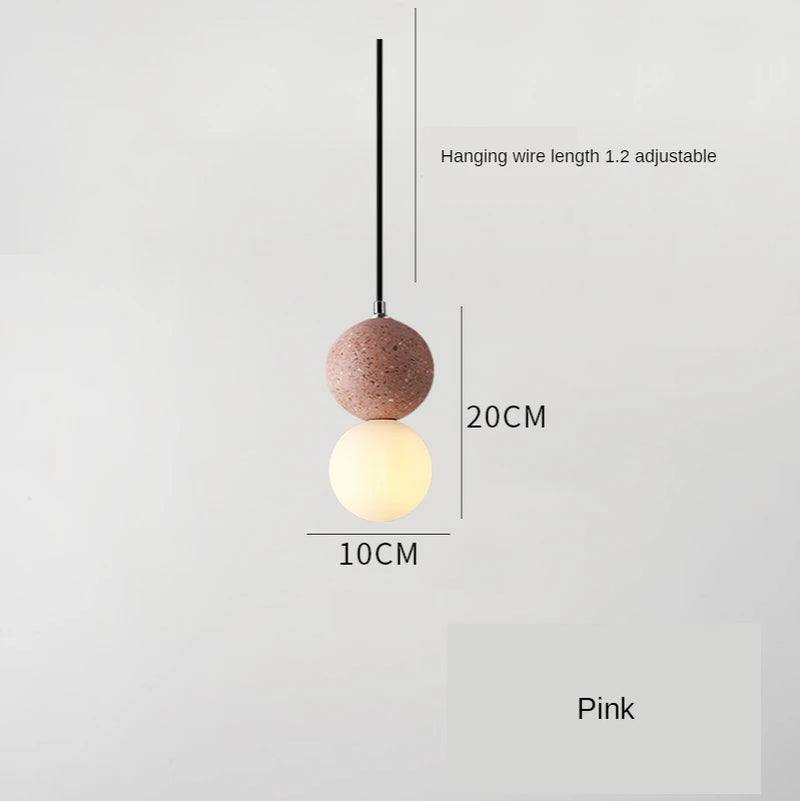 Modern LED Pendant Lights Nordic Glass Living Bedroom Restaurant Kitchen Decor Hanging Lighting Fixtures Indoor Suspension Lamps