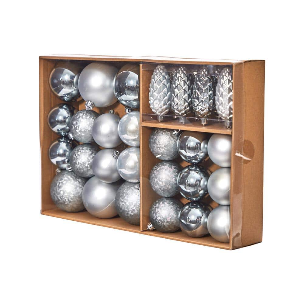 Elevate Your Holiday Decor with the Shatterproof 23-Pack Christmas Ornament Set - Includes Reusable Storage Container!