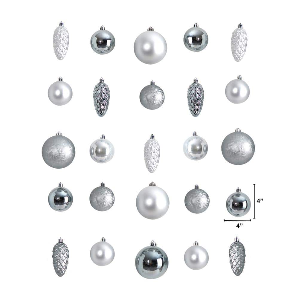 Elevate Your Holiday Decor with the Shatterproof 23-Pack Christmas Ornament Set - Includes Reusable Storage Container!