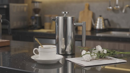 Premium Stainless Steel French Press Coffee Maker