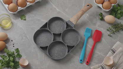 4-Cup Non-Stick Egg & Pancake Pan Set
